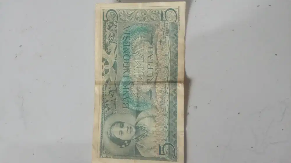 uang kertas kuno edisi Kartini 1952 original