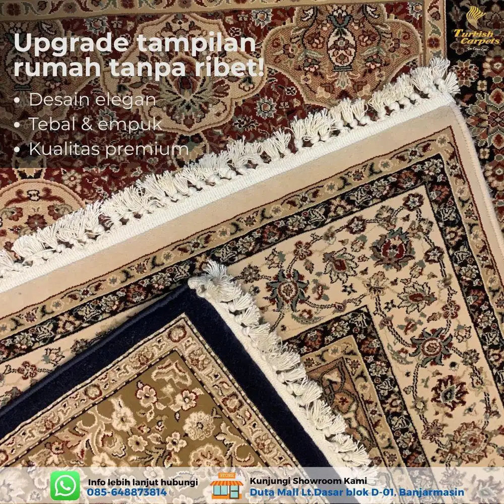 MAKSIMALKAN RUMAH ANDA DENGAN KARPET