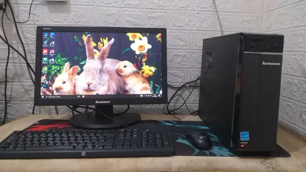 Komputer Lengkap Lenovo Wifi Siap Pakai