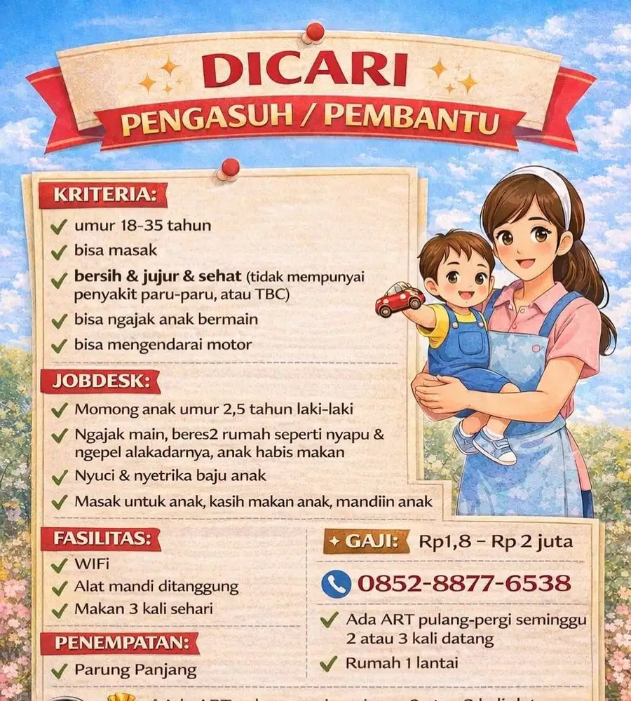 Dicari art daerah parung panjang