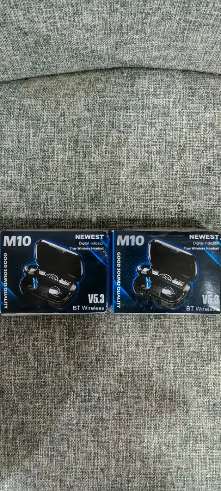 Earbuds M10 TWS Bluetooth 5.3 Digital Indicator True Wireless bass