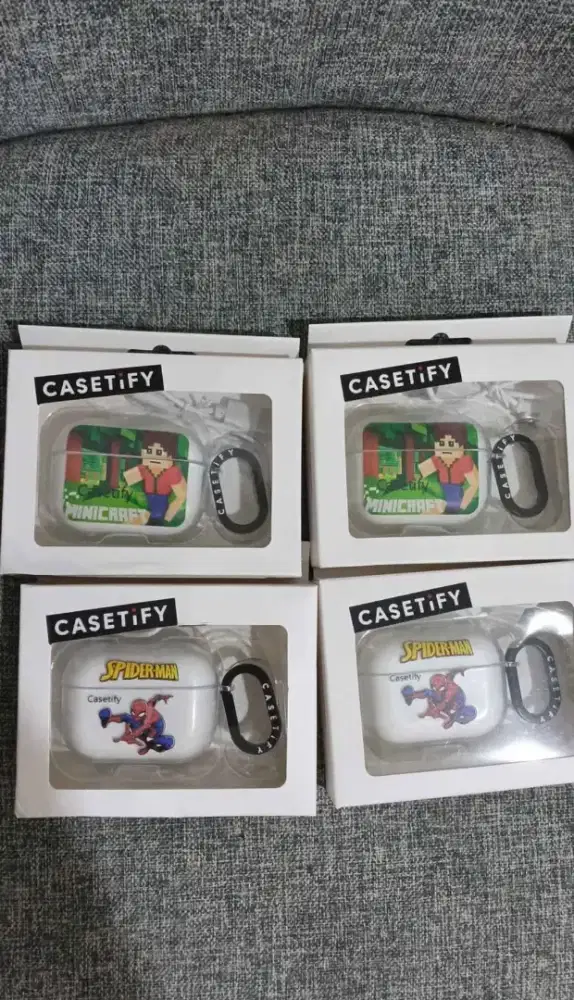 AirPod CASETIFY spiderman& minecraft