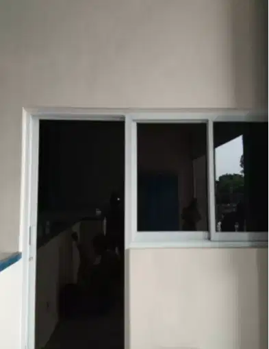 kaca film rumah gedung KacaFilm tolak panas stiker Sanblast jendela