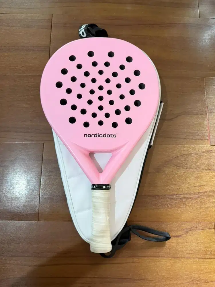 Raket Padel - Nordicdots 3K Carbon Sea Pink