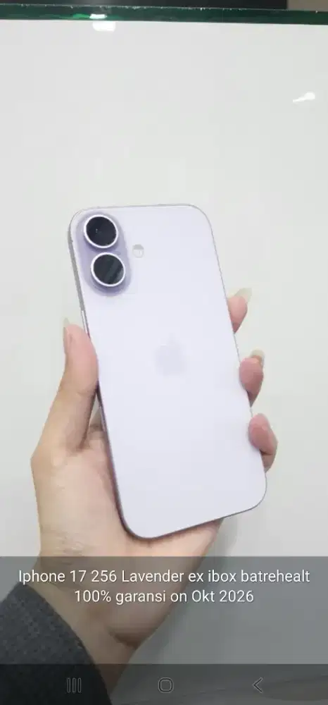Iphone 17 256 Lavender ex ibox