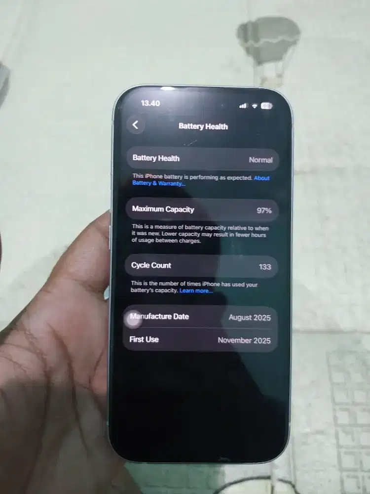 Iphone 15 128gb blue (garansi blibli)