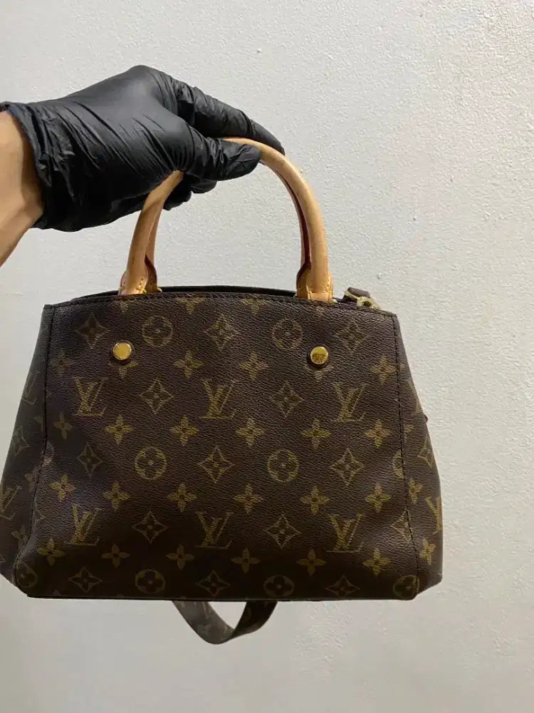 Tas wanita louis vuitton montagne mono medium good quality