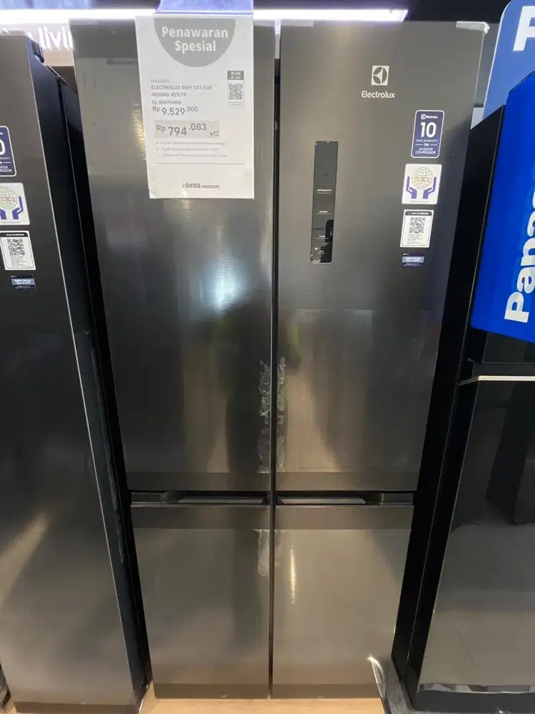 KULKAS ELECTROLUX SXS 457LTR EQE4200AB (bisa cicilan)