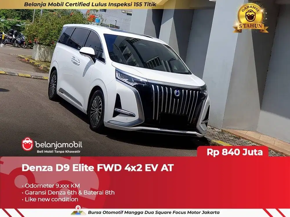 [ LOW KM 9RB ] Denza D9 D 9 Elite FWD 4x2 EV AT 2025/2024