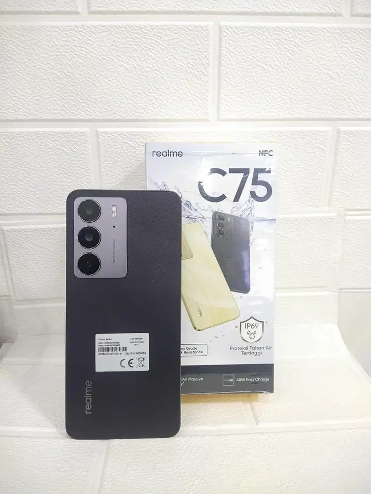Realme C75 8/256 full set original grs reami
