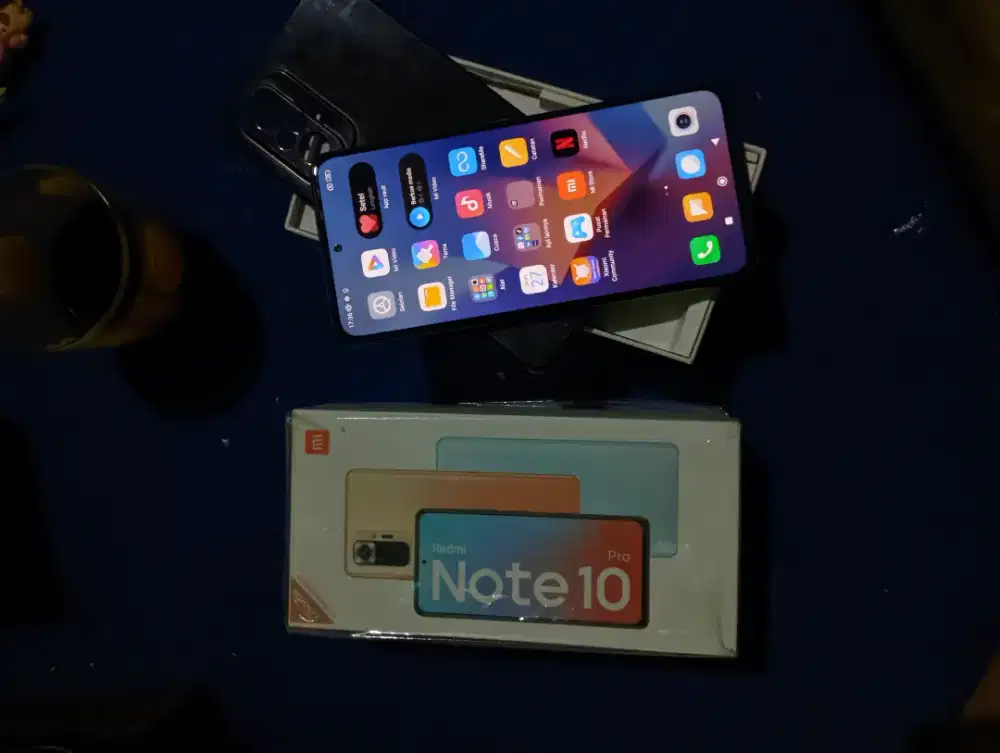 redmi note 10 pro fullset ram 8+3/128