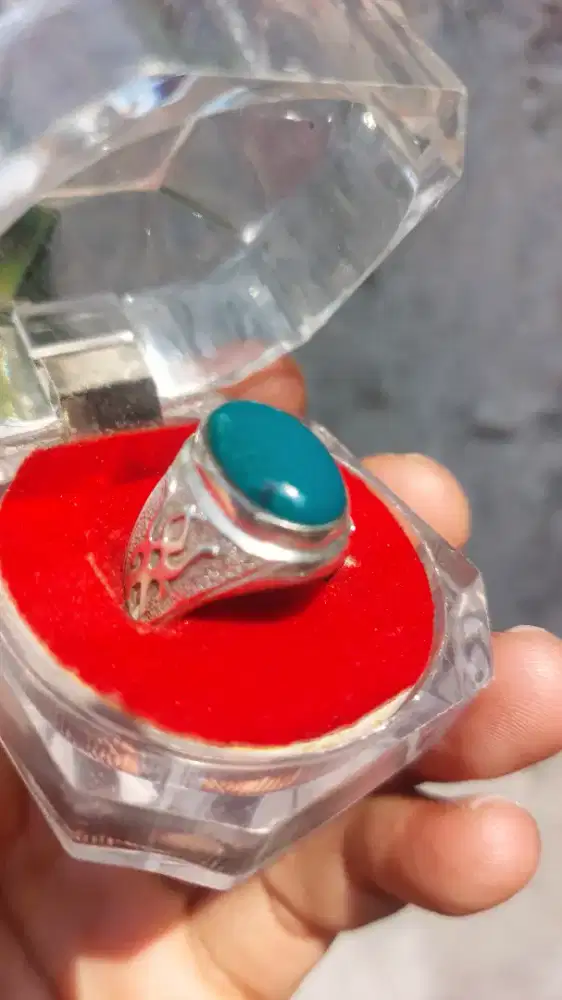 batu bacan doko emban perak 925
