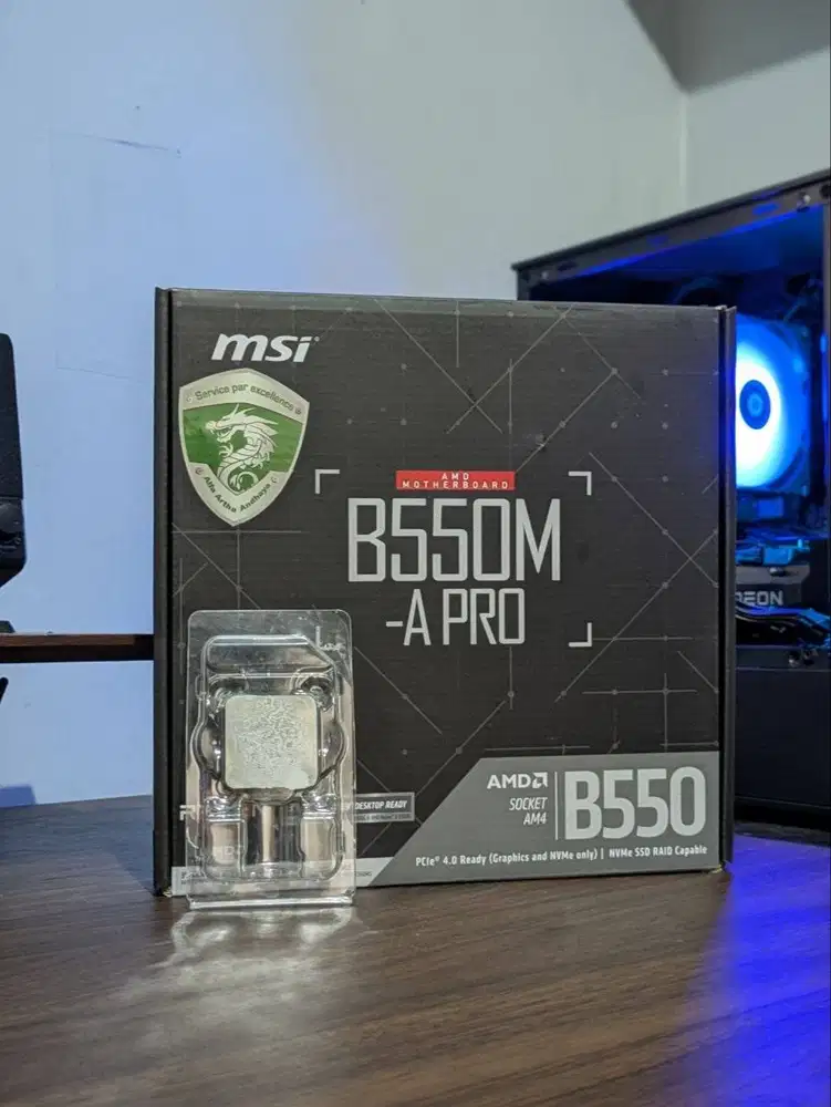 Ryzen 7 5700X + MSI B550M Garansi 2020