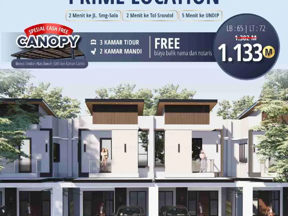 Rumah STRATEGIS SHM di Jalan Durian Banyumanik Semarang Atas