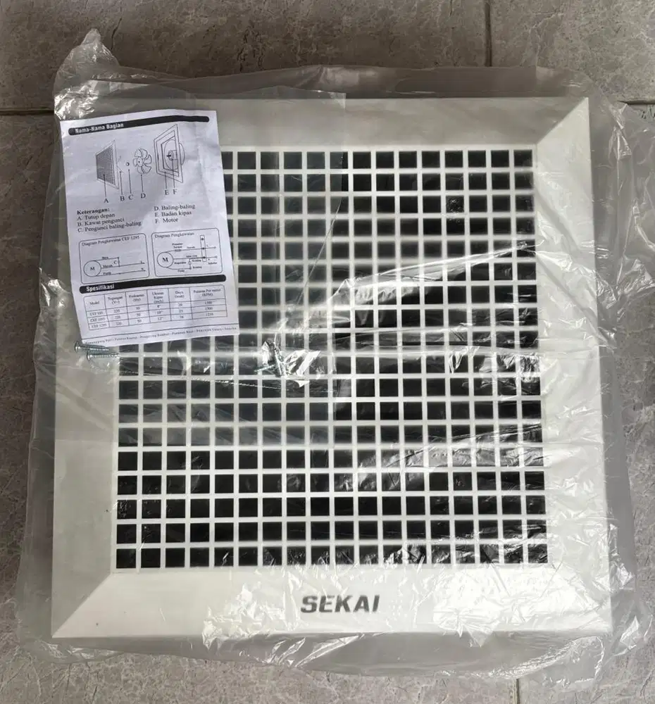 Dijual Exhause Toilet 15 Inchi Kondisi Baru