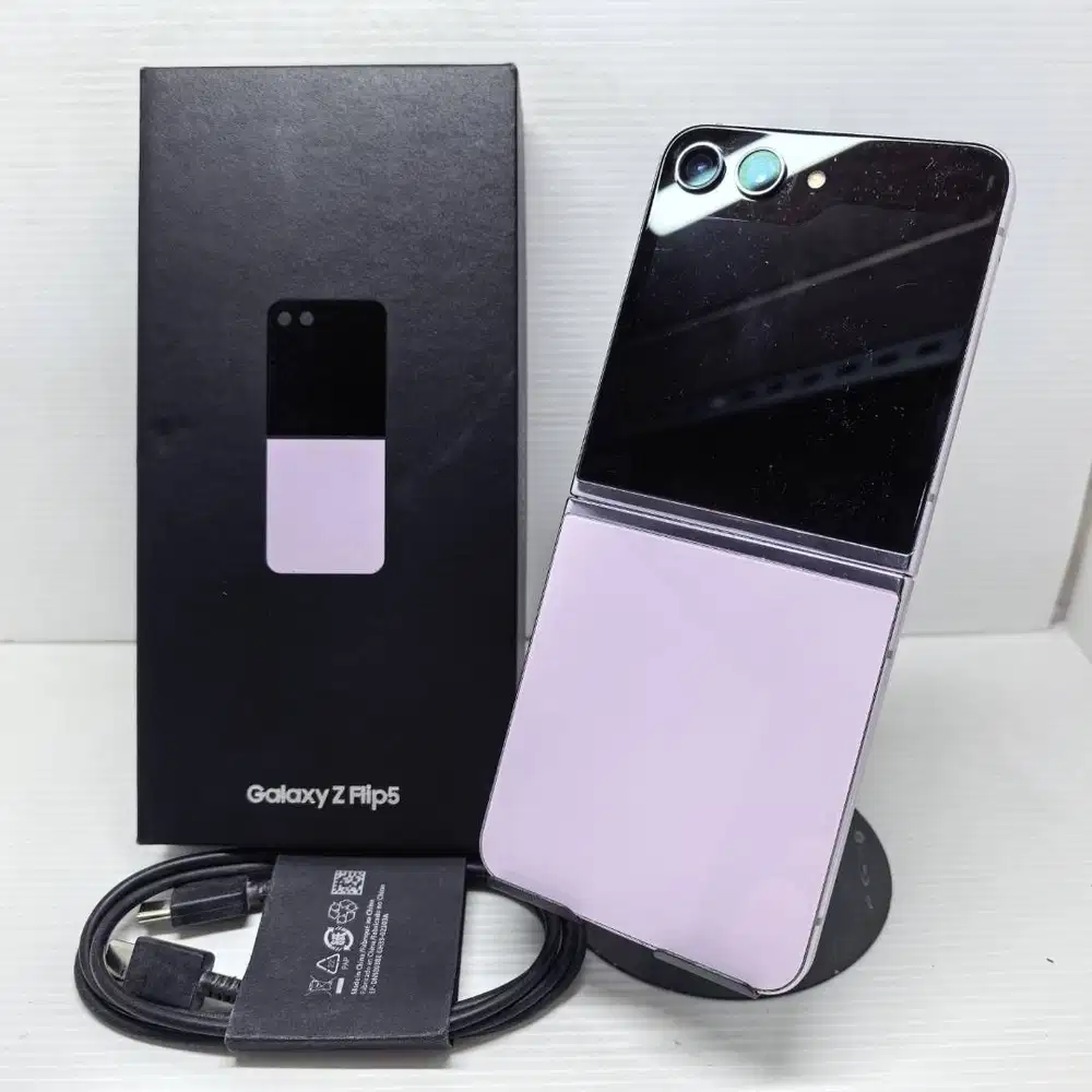 READY STOCK  SAMSUNG GALAXY Z FLIP 5 5G 8/256 LAVENDER  RESMI SEIN FUL