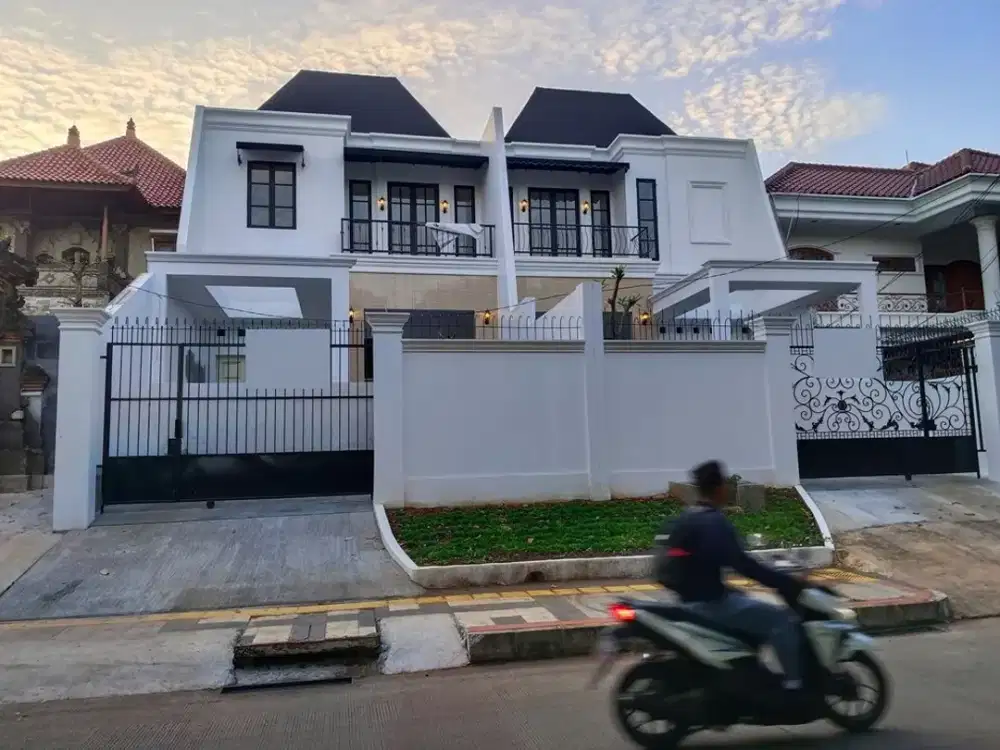 Rumah Kavling AL Duren Sawit, 2 Unit Gandeng, Baru Lux, Jalan Boulevard