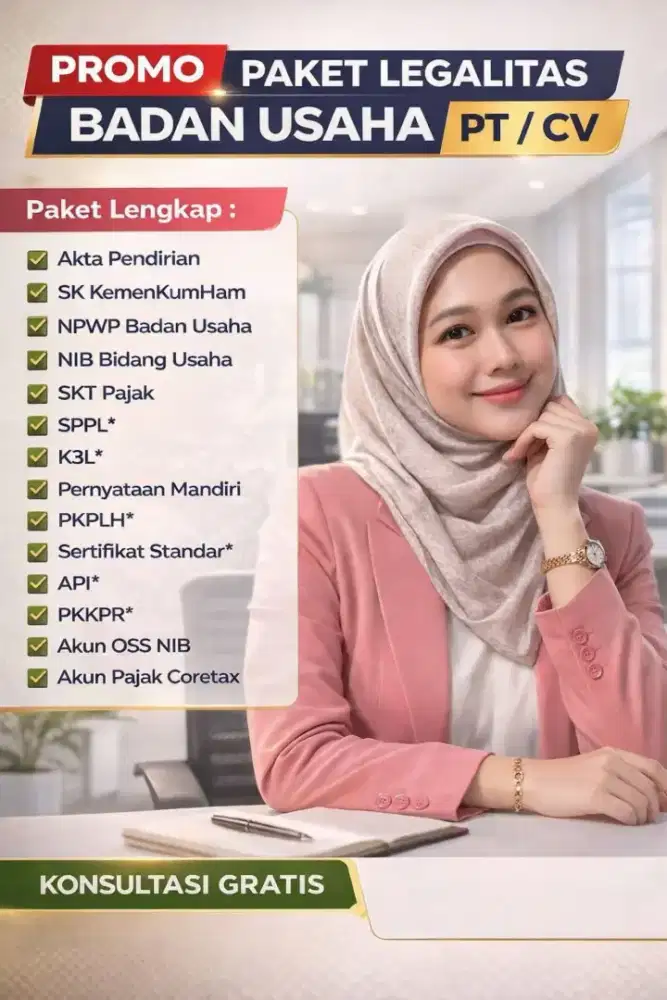 Perlengkapan Usaha Kantor PT