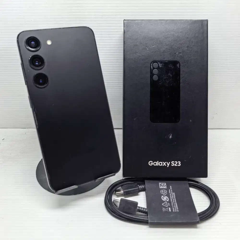 READY! SAMSUNG GALAXY S23 5G 8/256 BLACK NO MINUS FULLSET SEIN RESMI M