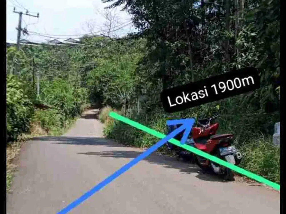 dijual tanah kebun desa lewuibatu rumpin
