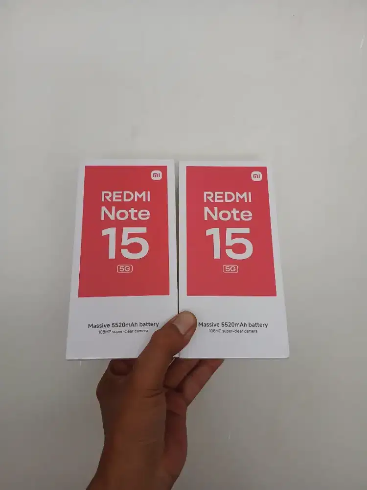 Fast respon WA Xiaomi Redmi Note 15 5G 8+8/256 Garansi resmi 15bln