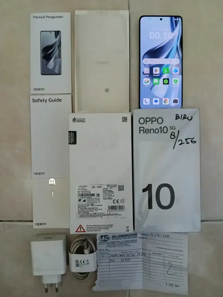 Oppo Reno 10 5G 8/256 asli Oppo bukan barang refurbish