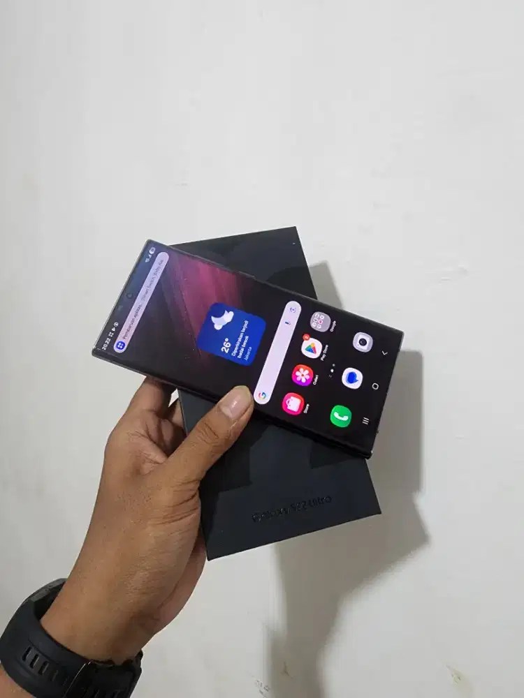 Samsung s22 ultra 5g 12/256gb sein fullset mulus no minus
