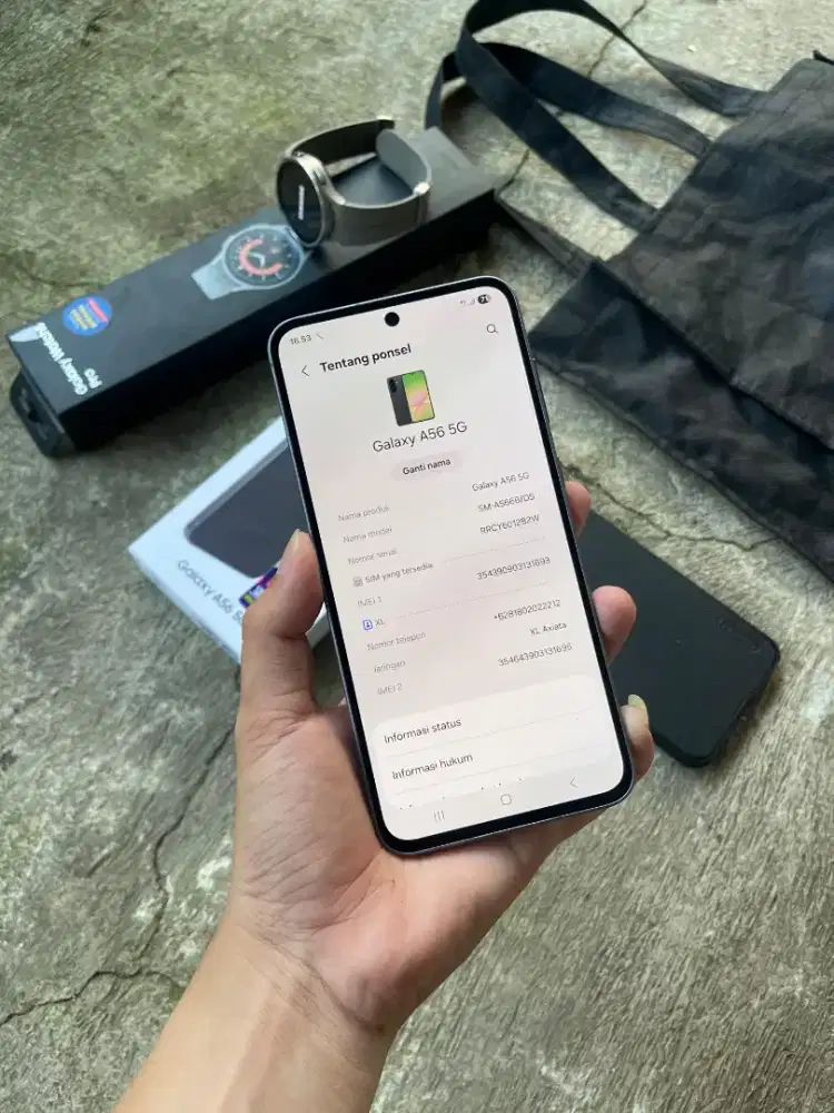 Samsung A56 8/256 fullset sein