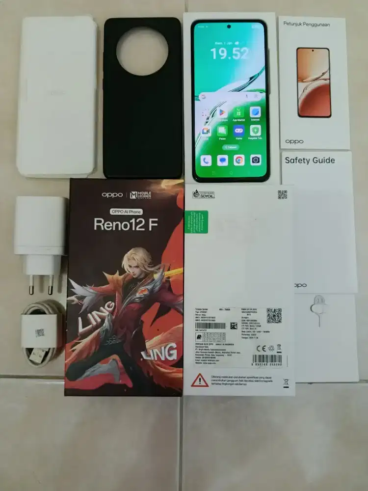 Oppo Reno 12F 8/256 asli Oppo bukan barang refurbish
