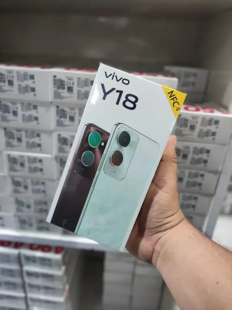 Vivo Y18 4/128 GB NFC Helio G85 Camera 50 MP Garansi Resmi