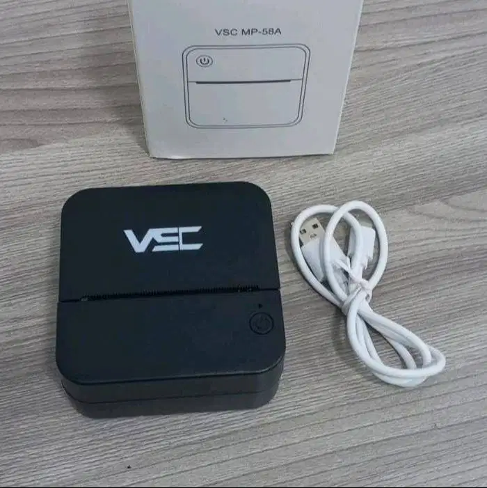 printer bluetooth thermal VSC 57X ukuran kertas 58mm Black Garansi