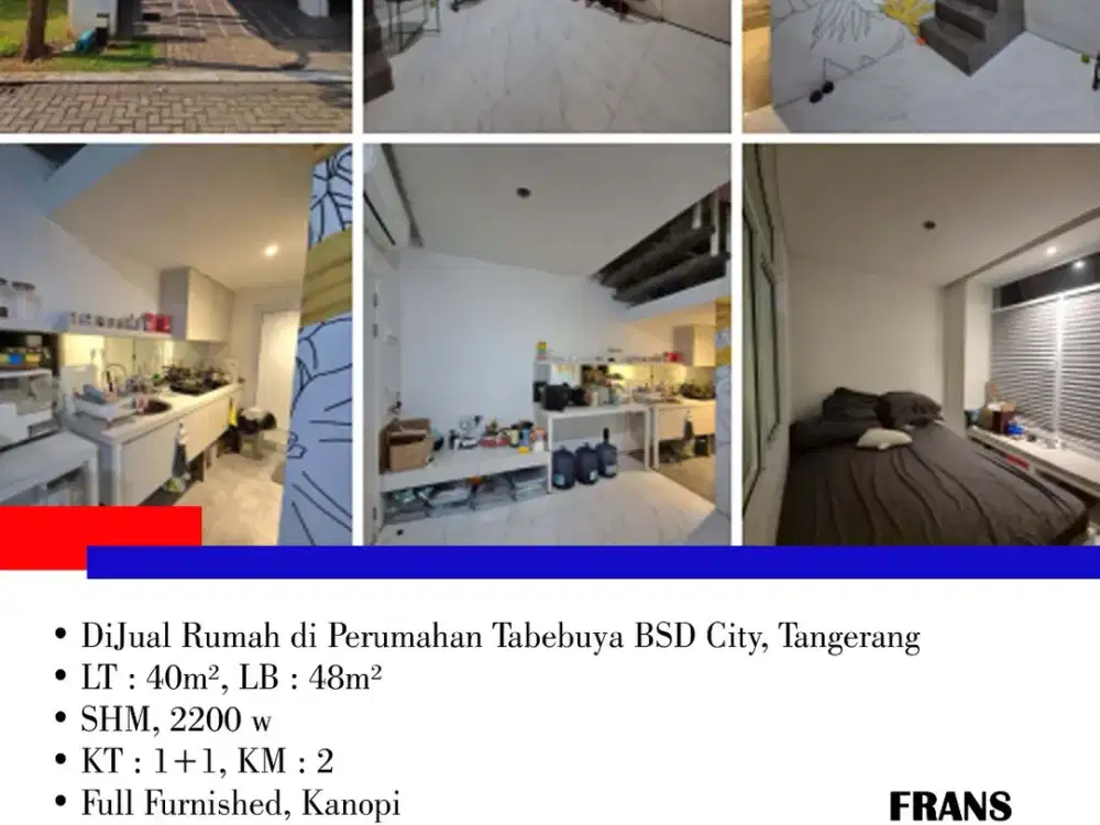 DiJual Rumah di Perumahan Tabebuya BSD City, Tangerang
