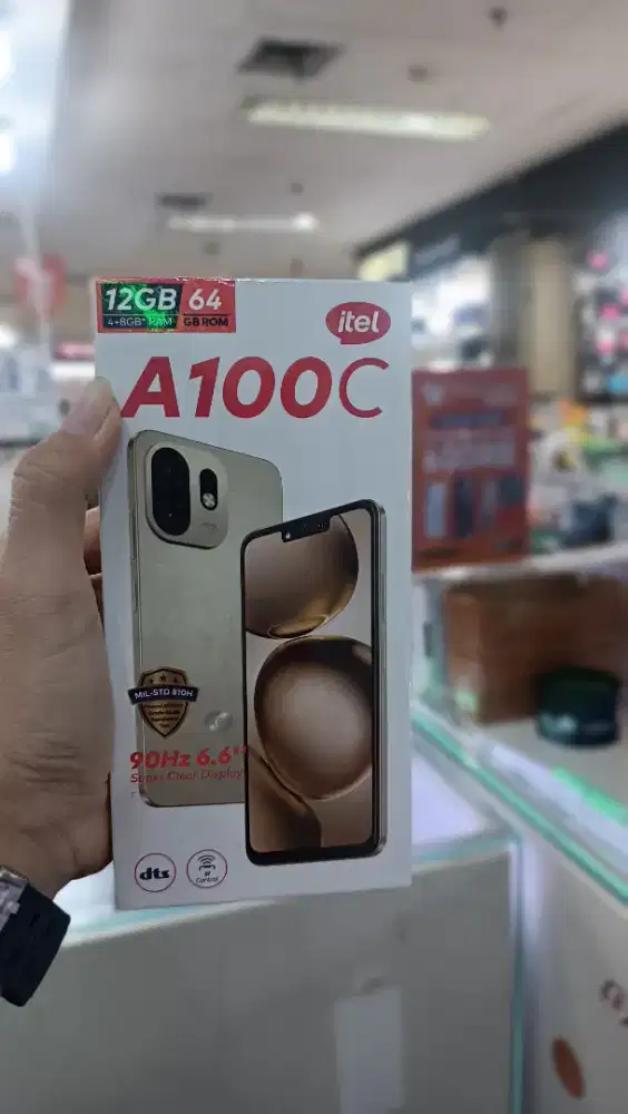 ITEL A100C RAM 4+8GB/64GB BISA KAS & KREDIT BARU GARANSI RESMI 1 TAHUN