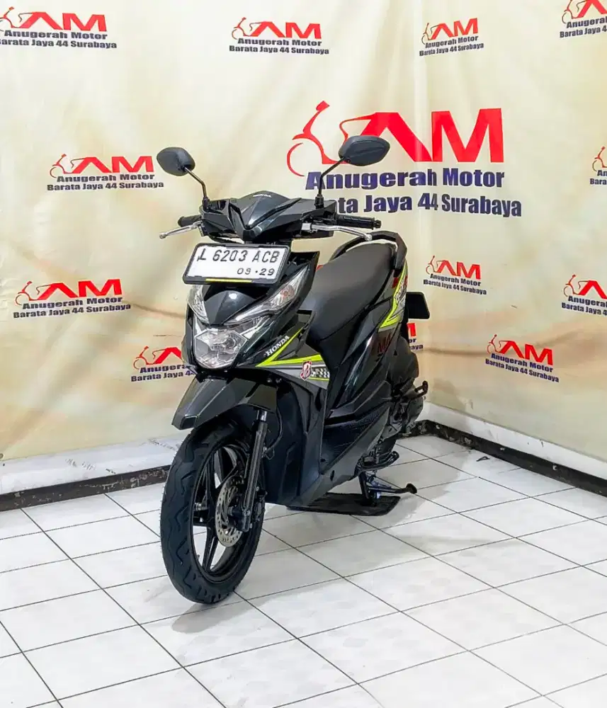 Siap pakai Honda Beat Eco Tahun 2018 warna Hitam