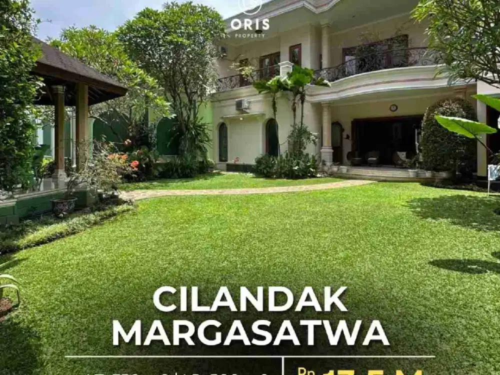MODERN CLASSIC HOUSE
DALAM CLUSTER di CILANDAK MARGASATWA JAKARTA SELATAN