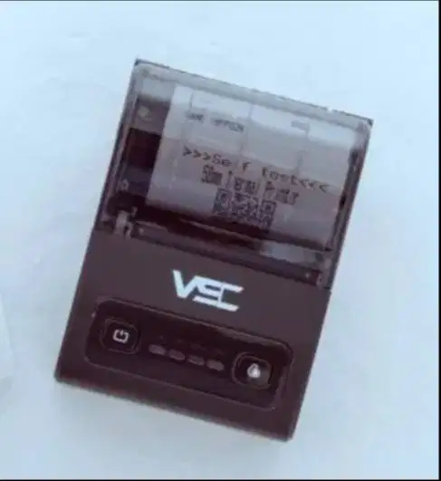 printer struk thermal bluetooth VSC 58M pro 58mm baterai 1450mah fast