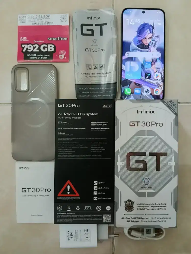 Infinix GT 30 pro 8/256 mulus