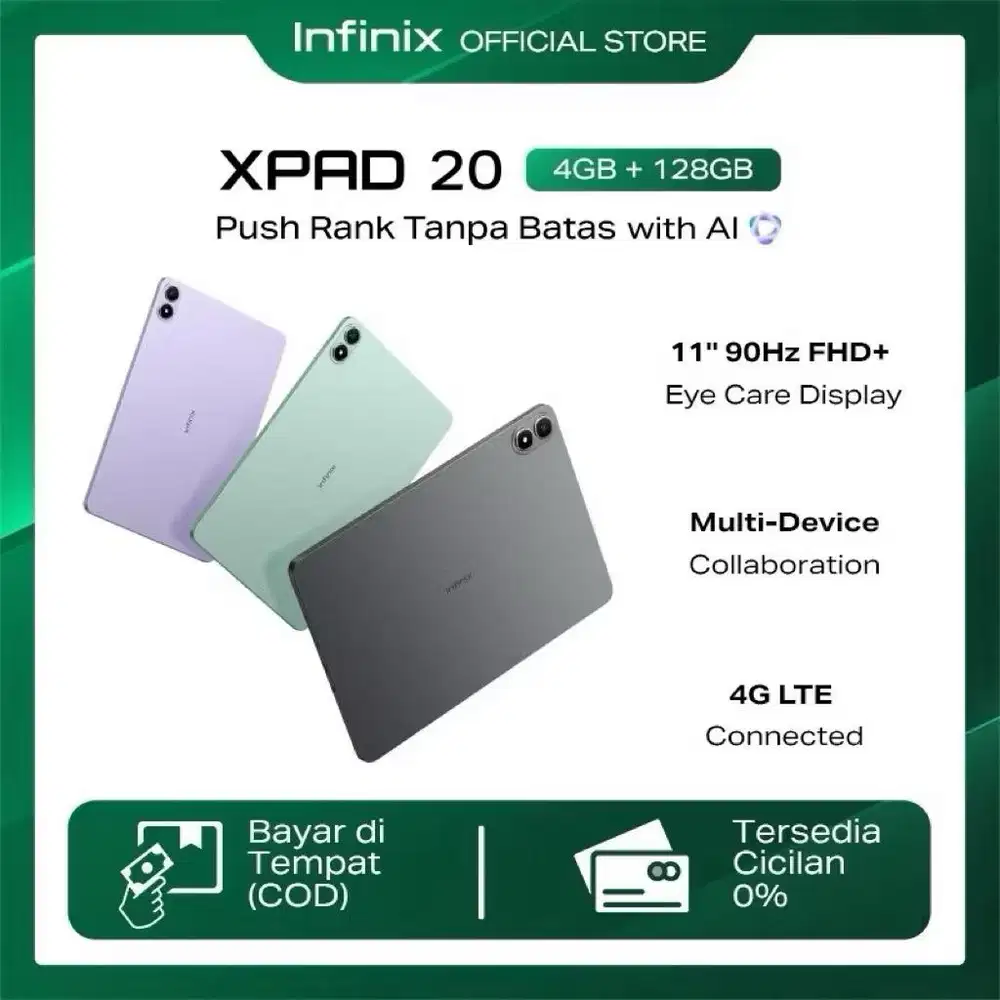 INFINIX XPAD 20 RAM 8/256GB GARANSI RESMI