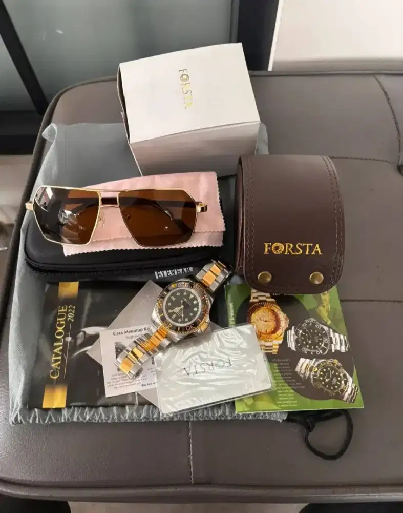 Jam tangan Forsta dan kaca mata forsta