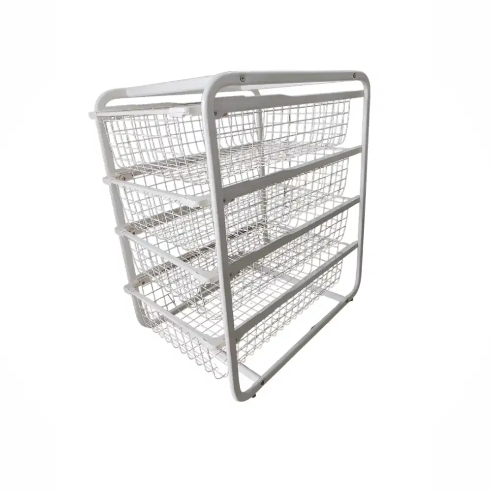 Rak susun besi ikea jonaxel 4 susun