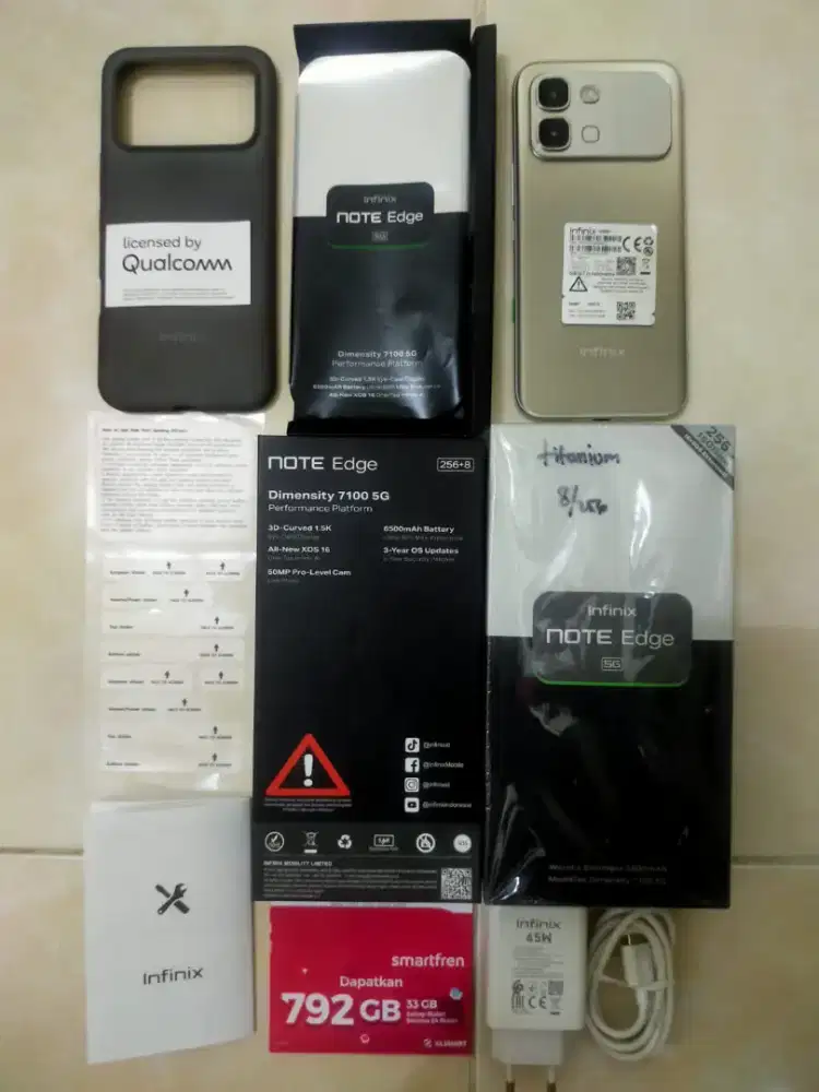 Infinix note edge 5G 8/256 seperti baru