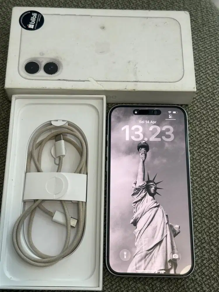 iPhone 16 Plus 128GB White Mulus