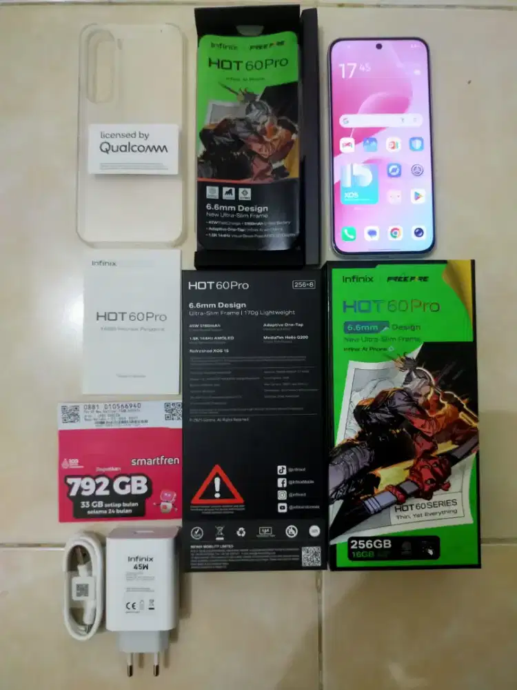 Infinix hot 60 pro 8/256 seperti baru