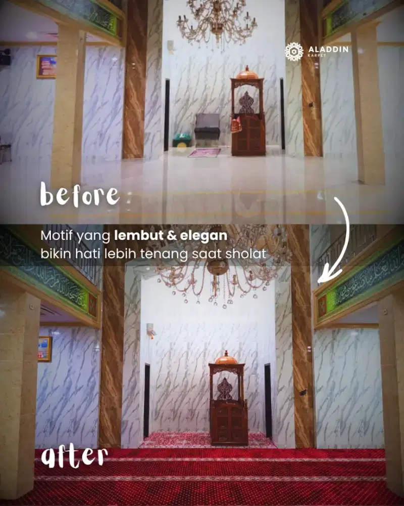 Sedia Karpet Konsultasi Kebutuhan masjid Anda