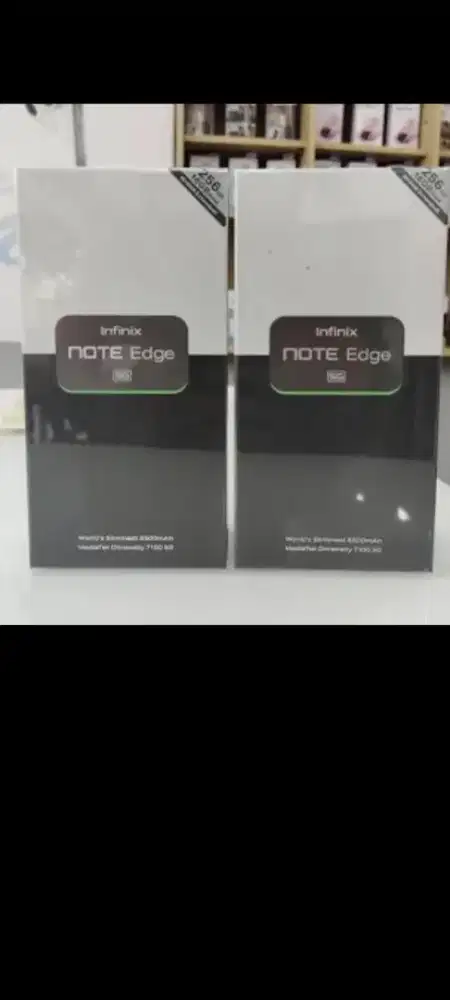 Infinix note edge 5G plus 8/256 layar lengkung