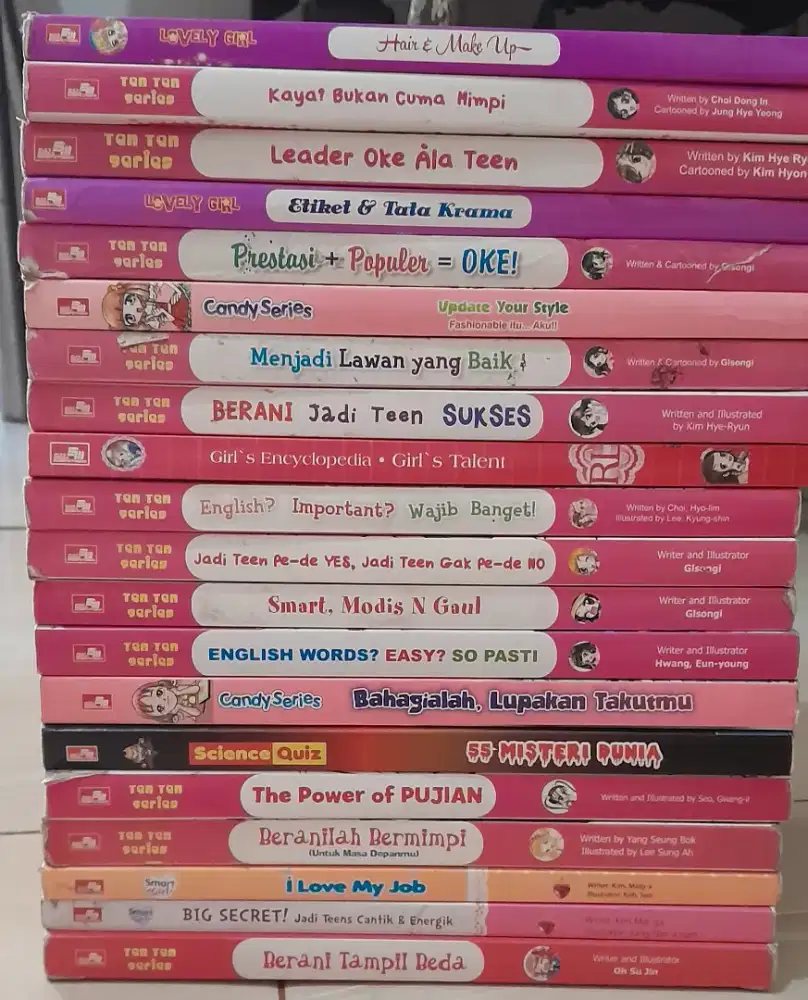 Bismillah, silahkan kumpulan macam² buku novel komik dll