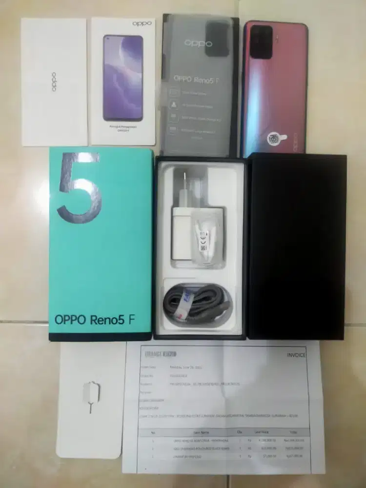 Oppo Reno 5F 8/128 asli Oppo bukan barang refurbish