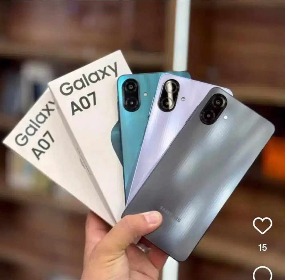 SAMSUNG A07 4/128 MULAI 100AN/BLN