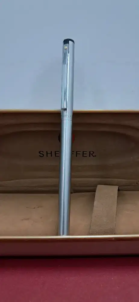 Sheaffer TRZ 40 slim Brush steel FP Fountain pen