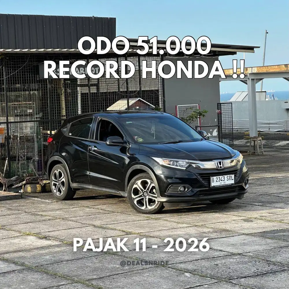 ODO 51.000 ANTIKK !! PAJAK 11/2026 HONDA HRV E FACELIFT 2020 MULUS